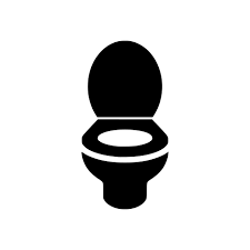 Toilet Vector Icon Simple Design