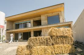 First Load Bearing Straw Bale House