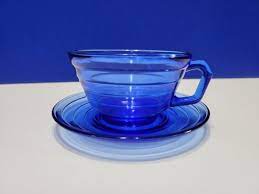 Depression Glass Tea Cup And Saucer