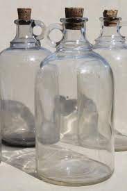 Vintage Glass Jugs Half Gallon Jug