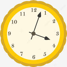 Flat Style Icon Of A Wall Clock
