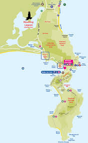 Freycinet Area Map Wineglass Bay