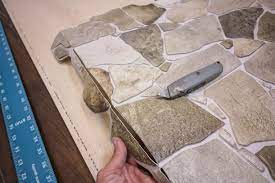 Faux Stone Wall Sawdust 2 Stitches