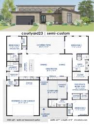 Courtyard House Plans 61custom