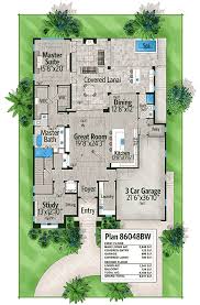 Florida House Plan With High Ceilings