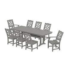 Polywood Chinoiserie 9 Piece Dining