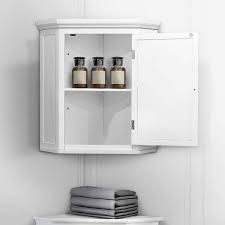 Corner Bathroom Storage Wall Cabinet