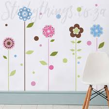 Flower Garden Wall Decals Giant