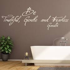 Inspirational Gandhi Quote Wall Sticker