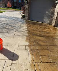Concrete Wash Seal Colored Concrete