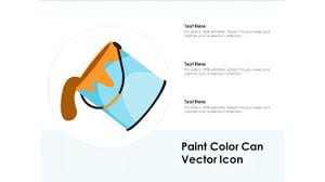 Paint Color Can Vector Icon Ppt