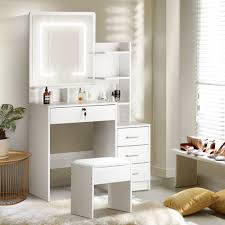 Solid Wood Wall Mounted Dressing Table