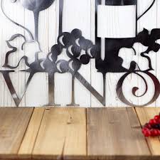 Vino Metal Wall Art Wine Sign Wine