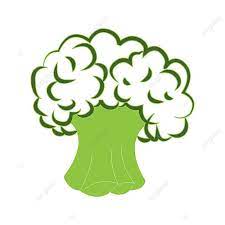 Broccoli Icon Garden Vegetarian Color