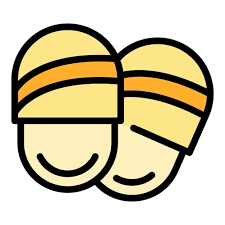 Home Slippers Small Icon Outline Home