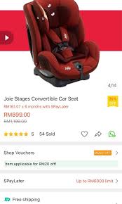 Joie Stages Car Seat Like New Babies