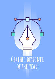 Graphic Designer Of Year Greeting Card