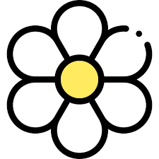 Daisy Detailed Rounded Lineal Color Icon