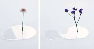 Flower Vase Evokes A Flower Growing