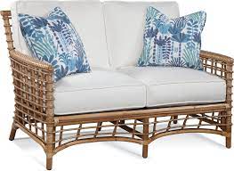 Indoor Rattan Loveseat American Rattan