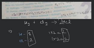 Balanced Equation For The Followis