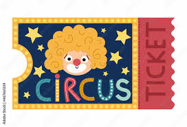 Vector Circus Ticket Icon Amusement