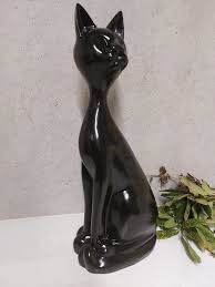 Black Cat Garden Statue 60 Cm 1