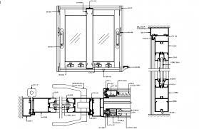 Sliding Glass Door Main Elevation And