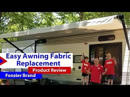 Replacing Rv Awning Fabric Fast And