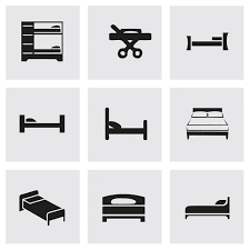 100 000 Bed Icon Vector Images