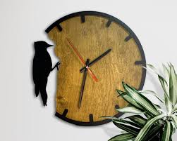 Bird Wall Clock Unique Wall Clock
