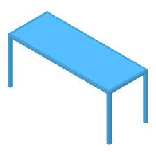 Office Table Icon Isometric