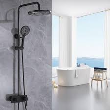 Exposed Pipe Tub And Shower Faucet