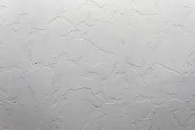 White Textured Plaster Wall With Old