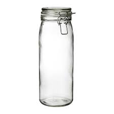 Korken Clear Glass Jar With Lid