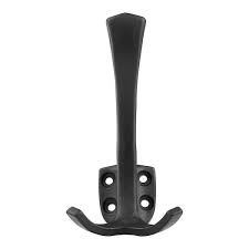 Matte Black Triple Wall Hook