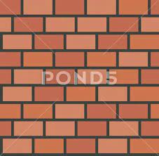 Vector Brick Wall Tile Seamless Pattern