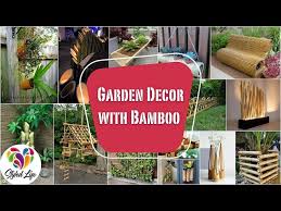 Unique Garden Decorations Using Bamboo