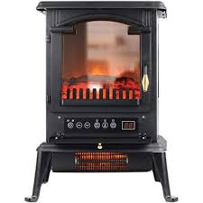 Lifesmart Ht1109 3 Sided Flame View Infrared Stove Heater