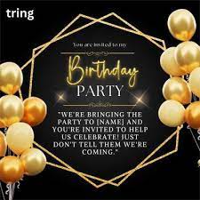 Surprise Birthday Party Invitation Ideas