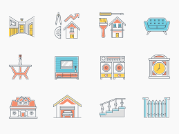 118 Interior Icon Set Flat Icons