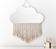 Cloud Fringe Modern Wall Mirror