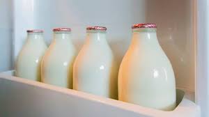 Warned Storing Milk In Fridge Door