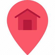 Location Map Home Pin House Icon