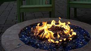 Fire Pit Stock Footage Royalty