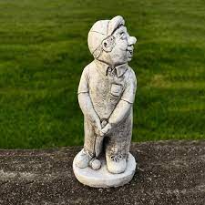 Golf Player Statue For Home And Garden