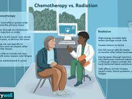 chemo or radiation differences side