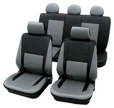 Car Seat Covers Full Set Grey Amp