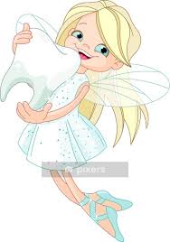 Wall Decal Cute Tooth Fairy Flying With