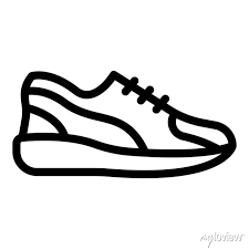 Sneaker Shoes Icon Outline Sneaker